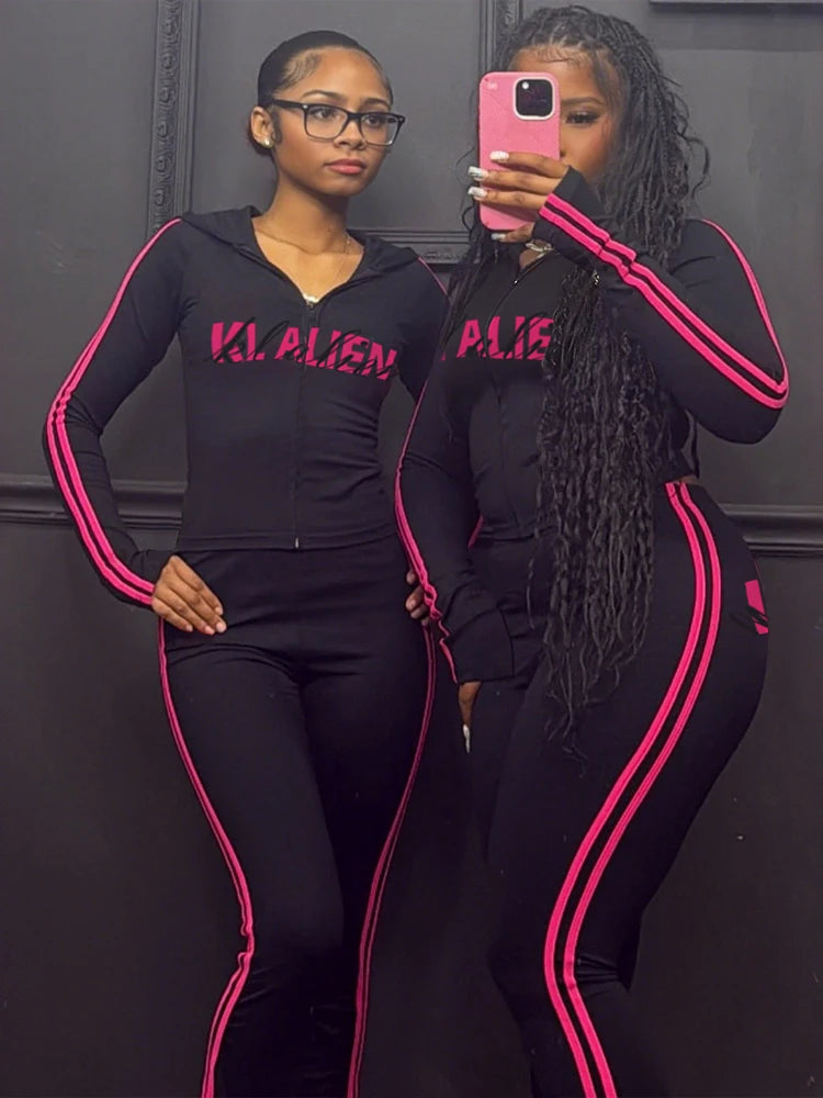 Sporty Klalien Tracksuit Set