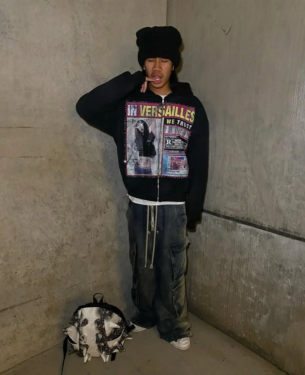 Vintage & Retro BiggOrange Zip-up Hoodie