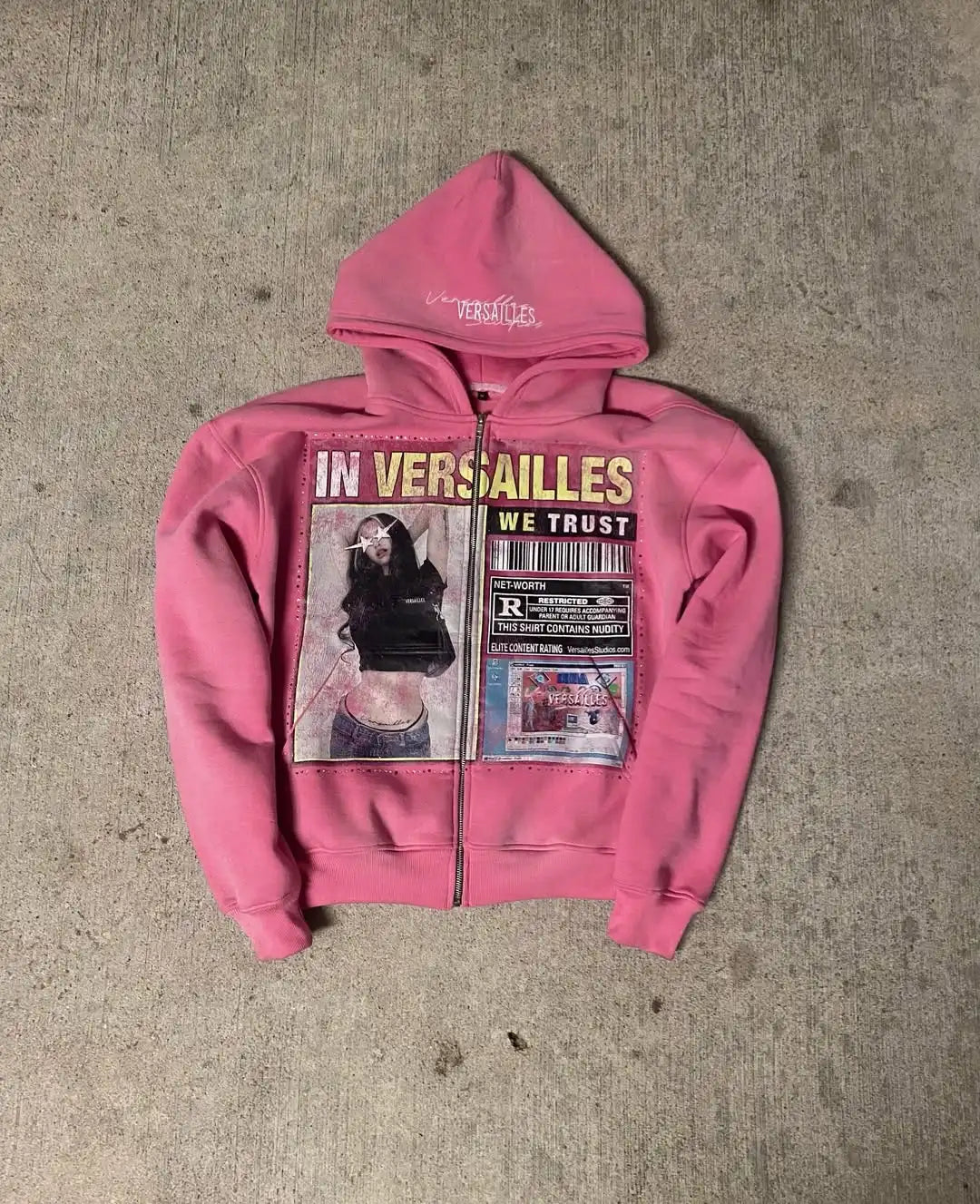Vintage & Retro BiggOrange Zip-up Hoodie