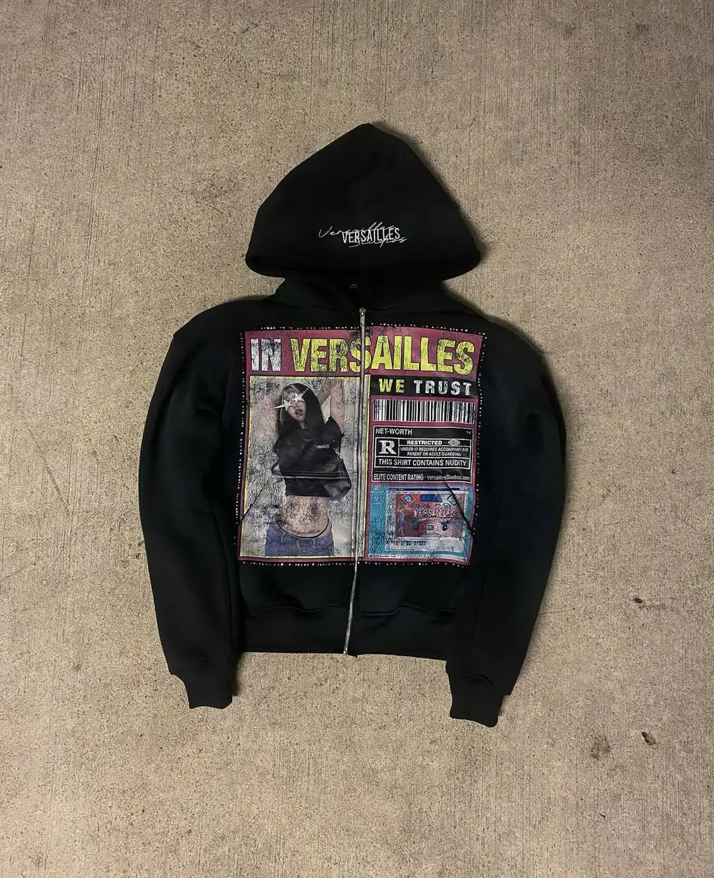 Vintage & Retro BiggOrange Zip-up Hoodie