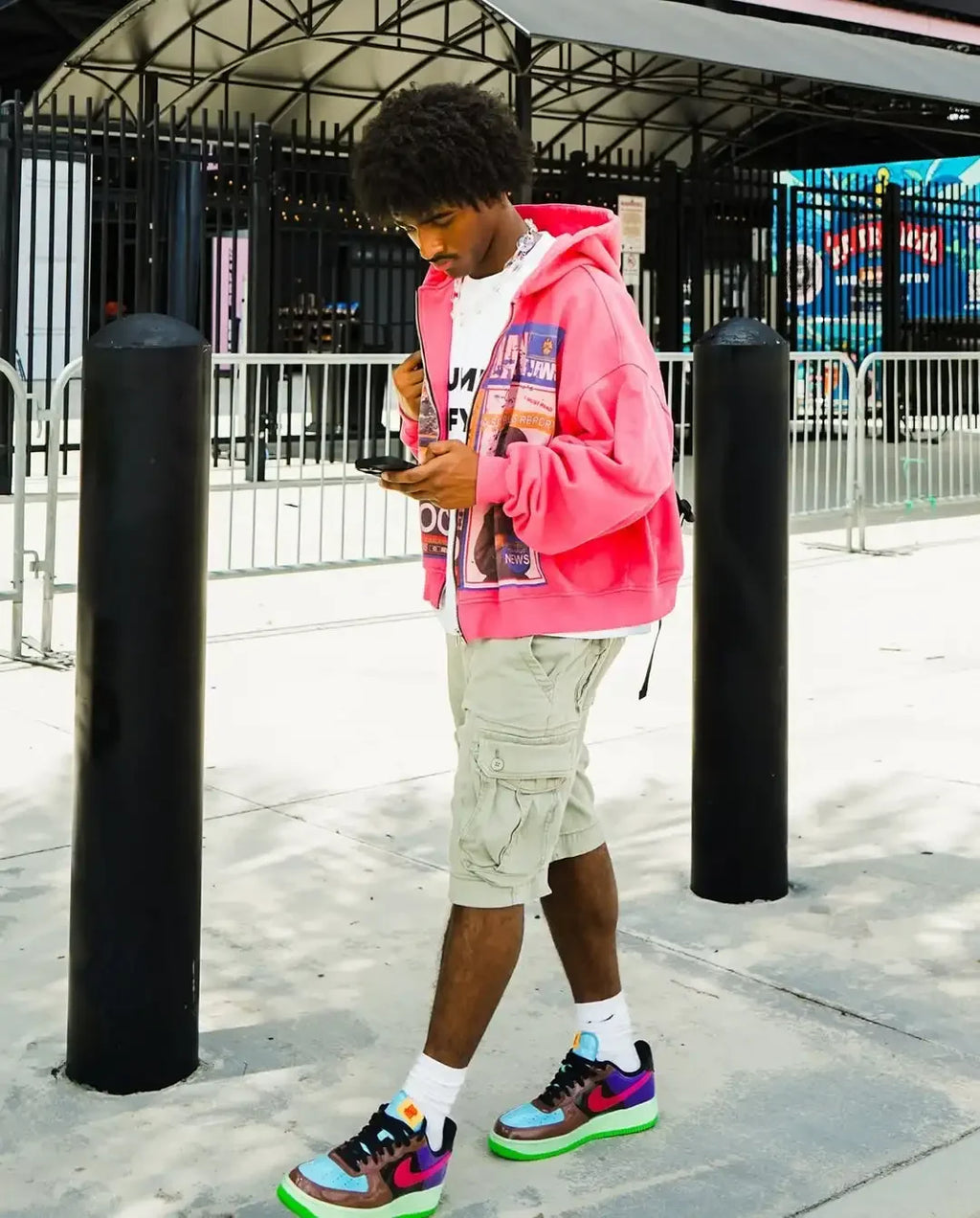 Vintage & Retro BiggOrange Zip-up Hoodie