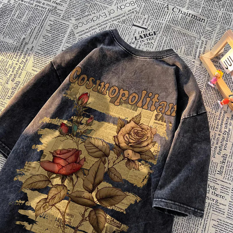 Vintage Women's Graphic Design T-Shirts