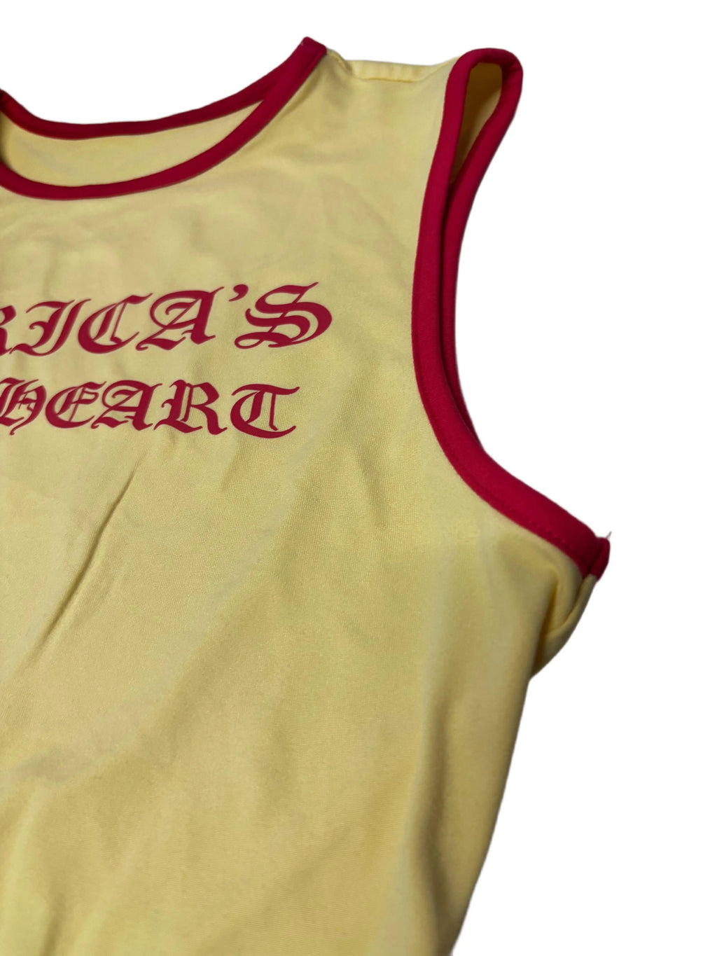 Women Hot Girl America's Sweetheart Graphic Crop Tank Top